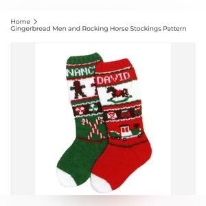 VINTAGE Mary Maxim Christmas Stocking Knitting Kit